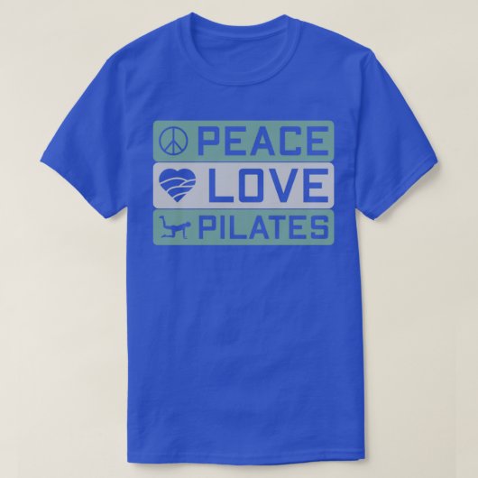Liefde Pilates Life I Love Pilates 1 T-shirt (Design voorkant)