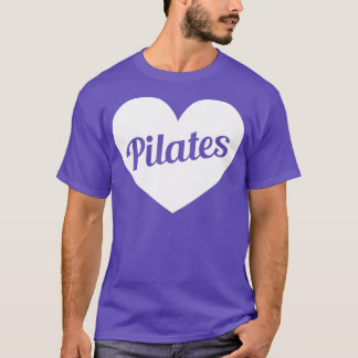 Liefde Pilates Lover Pilates in mijn hart T-shirt