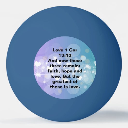 Liefde Pingpongbal (Voorkant)