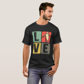 Liefde Pinguïn Leuk Dier Schattig Vogel T-shirt (Voorkant volledig)