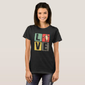 Liefde Pinguïn Leuk Dier Schattig Vogel T-shirt (Voorkant volledig)