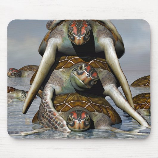 Liefde piramide muismat (Voorkant)