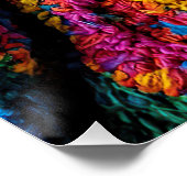 Liefde Pitbull hond slapen op de bank Perfect Poster (Hoek)