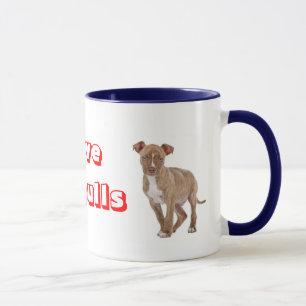 Liefde Pitbull Puppy Hond Koffiekop Mok