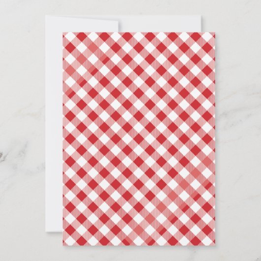 Liefde & Pizza Bruids Douche Uitnodiging (Achterkant)