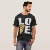 Liefde Pizza - Grappige Pizza's Gift T-shirt (Voorkant volledig)