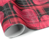 Liefde plaid cadeaupapier (Rol Hoek)