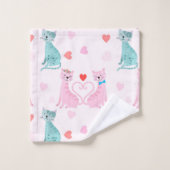 Liefde Poesjes Bad Handdoek (Wasdoekje)