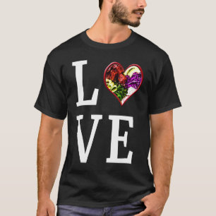 Liefde Poke Hawaiiaans eten Vis T-shirt