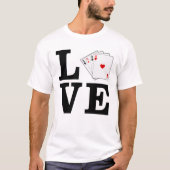 Liefde Poker T-shirt (Voorkant)