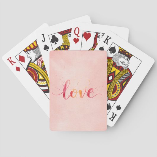 Liefde Pokerkaarten (Achterkant)