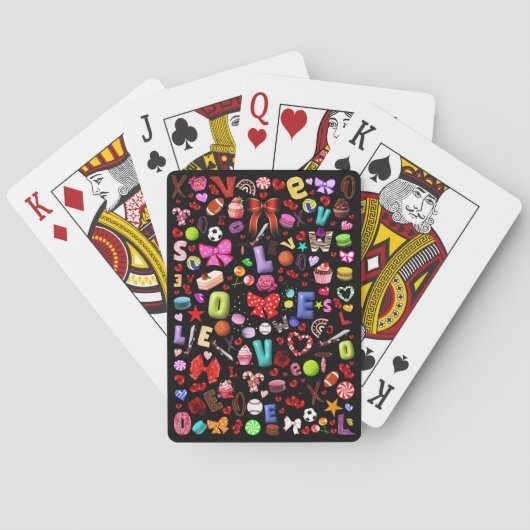 Liefde Pokerkaarten (Achterkant)