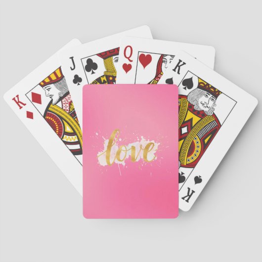 Liefde Pokerkaarten (Achterkant)