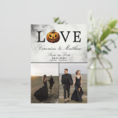 Liefde pompoen Bewaar de datum Kaart (Staand voorkant)