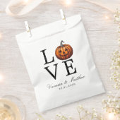 Liefde pompoen bruiloft bedankzakje (Geknipt)