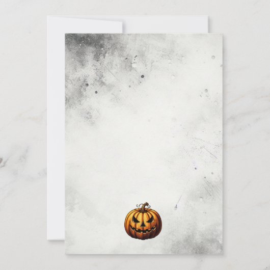 Liefde pompoen bruiloft kaart (Achterkant)