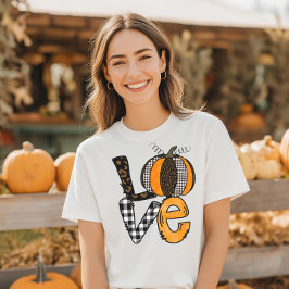 Liefde Pompoen Herfst T-shirt