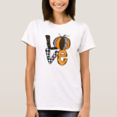Liefde Pompoen Herfst T-shirt (Voorkant)