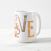 Liefde pompoen Spice Koffiemok (Voorkant rechts)