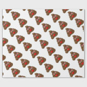 Liefde Poop Emoji Face! Cadeaupapier (Vlak)