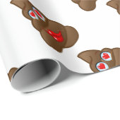Liefde Poop Emoji Face! Cadeaupapier (Rol Hoek)