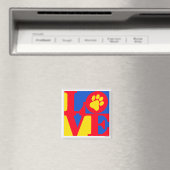 LIEFDE pootafdruk Magneet (Insitu (Vaatwasser))