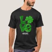 Liefde Poppen Sint Patrick's Day Green Pset Leopar T-shirt (Voorkant)