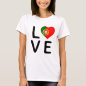 Liefde - Portugese vlag T-shirt (Voorkant)