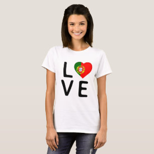 Liefde - Portugese vlag T-shirt