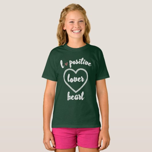LIEFDE POSITIEF T-SHIRT (Voorkant volledig)