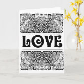 Liefde - Positieve Verklaring Quote Kaart (Gele Bloem)