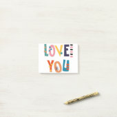 Liefde Post-it Notes (Op bureau)