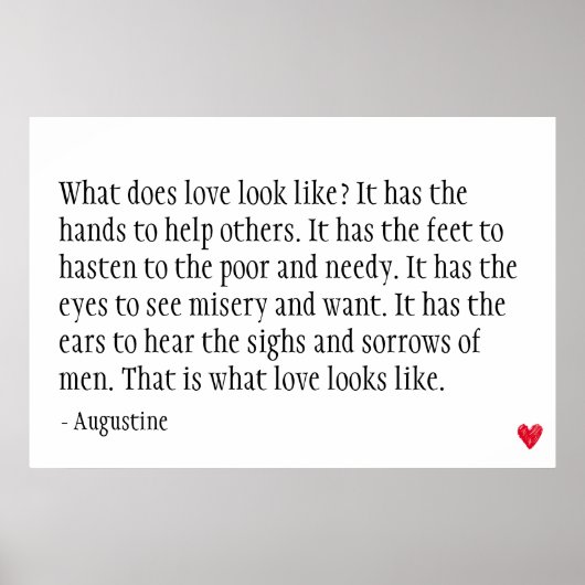 Liefde Poster (Voorkant)