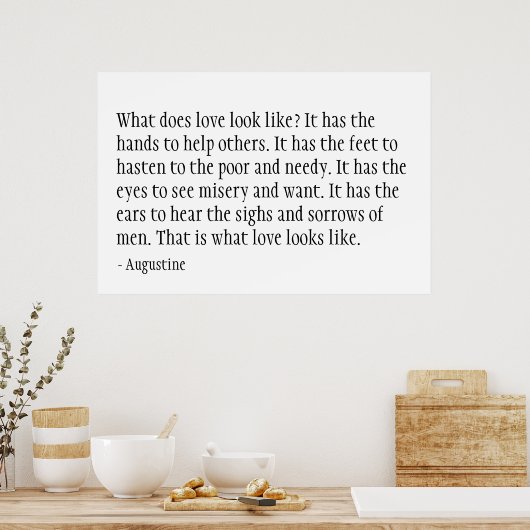 Liefde Poster (Keuken)