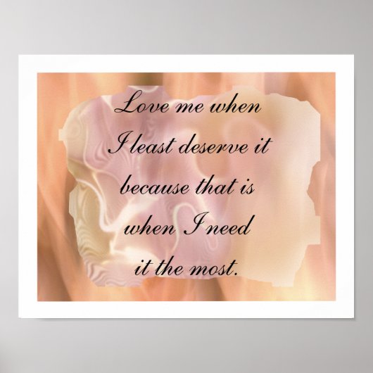 Liefde Poster (Voorkant)