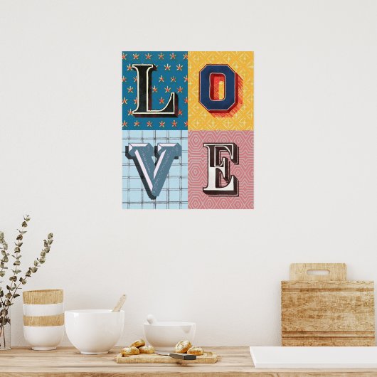 Liefde Poster (Keuken)