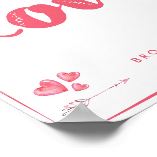 Liefde Poster met persoonlijk persoonlijk tintje 8 (Hoek)