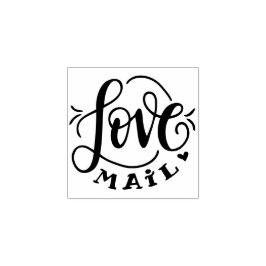 Liefde postzegel rubberstempel