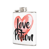 Liefde potion-kolf met hart. heupfles (Links)