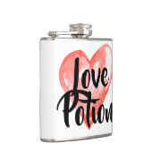 Liefde potion-kolf met hart. heupfles (Rechts)