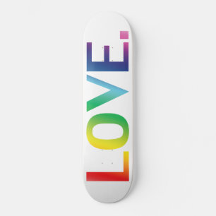 Liefde, pride lgbt lgbtq homo queer regenboogkleur persoonlijk skateboard