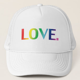 Liefde, pride lgbt lgbtq homo queer regenboogkleur trucker pet