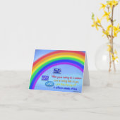 Liefde pronken met kaart (Gele Bloem)