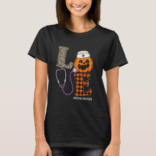 Liefde Psychiatrisch Verpleegster Luipaard Pompoen T-shirt