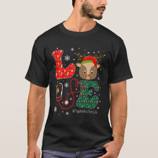 Liefde Psychiatrische Tech Life Technician Christm T-shirt