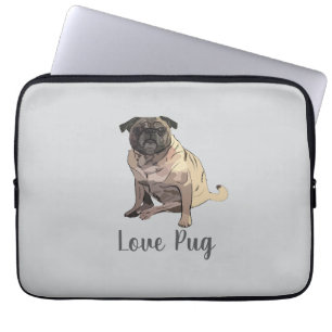 Liefde Pug Laptop Sleeve