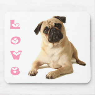 Liefde Pug Puppie Hond Muismat