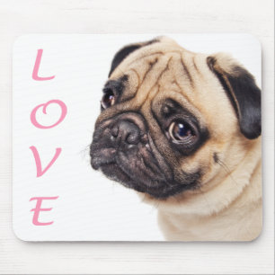 Liefde Pug Puppies Hond Muismat