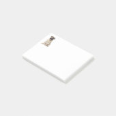Liefde Pug Puppies Hond Post IT Plaknotities Post-it® Notes (Schuin)