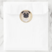 Liefde Pug Puppy Dog Stickers / zeehonden (Tas)
